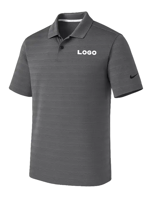 Nike Dark Medium Grey Dri-FIT Vapor Jacquard Polo w/Logo