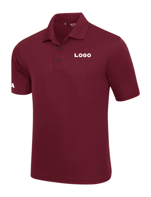 Adidas Maroon Basic Sport Polo w/Logo