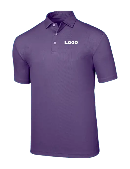 Callaway Birdseye Purple Polo w/Logo