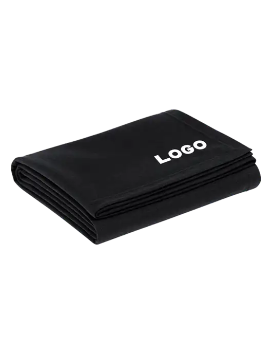 Recycled Black Blanket w/Logo