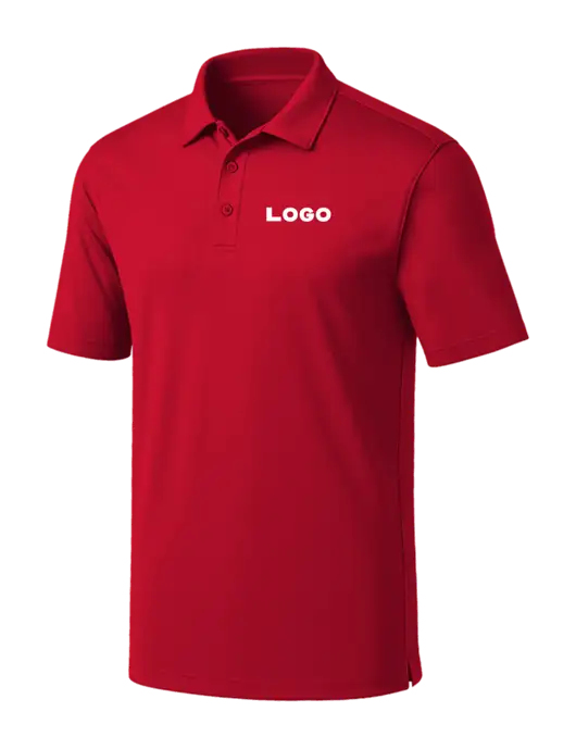 Red Silk Touch Performance Polo w/Logo