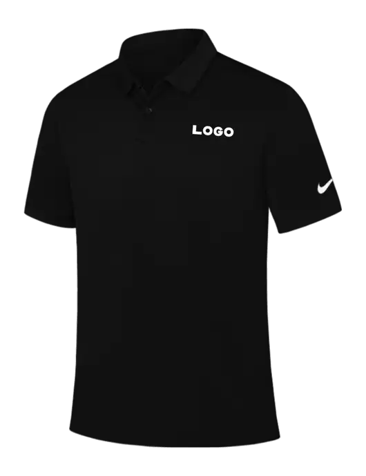 Nike Black Dry Essential Solid Polo w/Logo