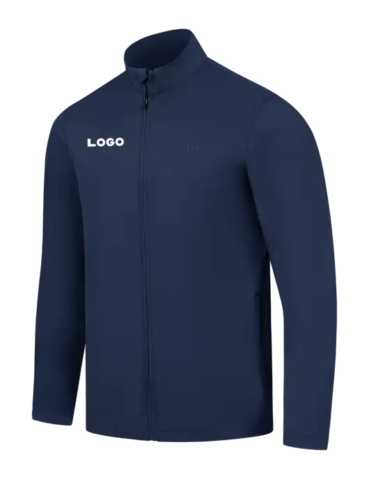 TravisMathew Navy Surfside Full-Zip Jacket w/Logo
