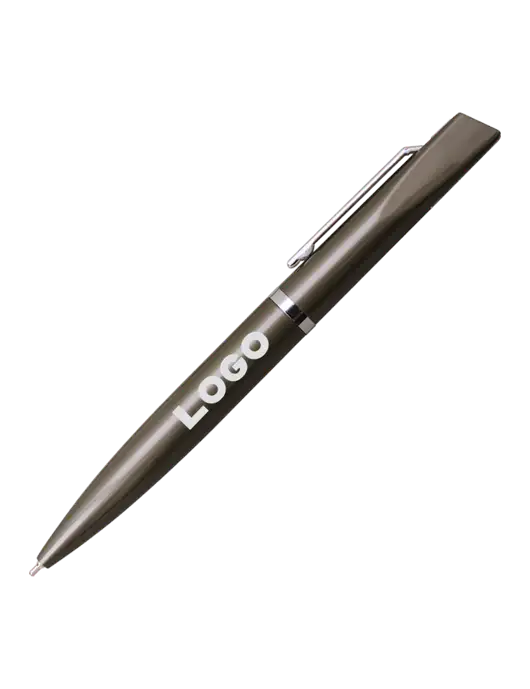 Santos Gunmetal Pen - Black Ink w/Logo