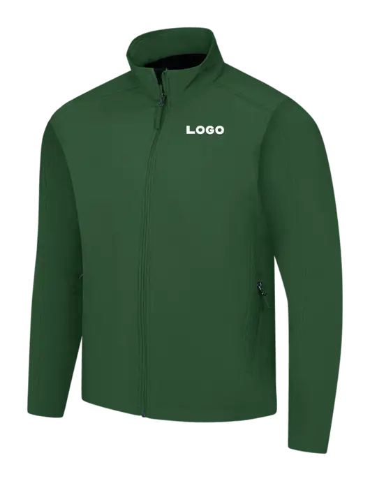 Dark Green Core Soft Shell Jacket w/Logo