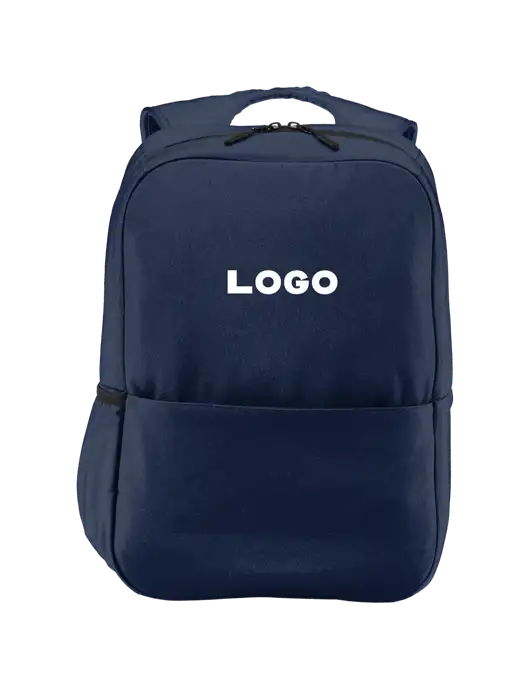 Access Square Laptop River Blue Navy Backpack w/Logo