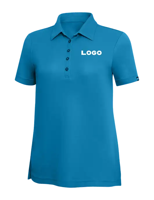 TravisMathew Sapphire Solid Womens Oceanside Polo w/Logo