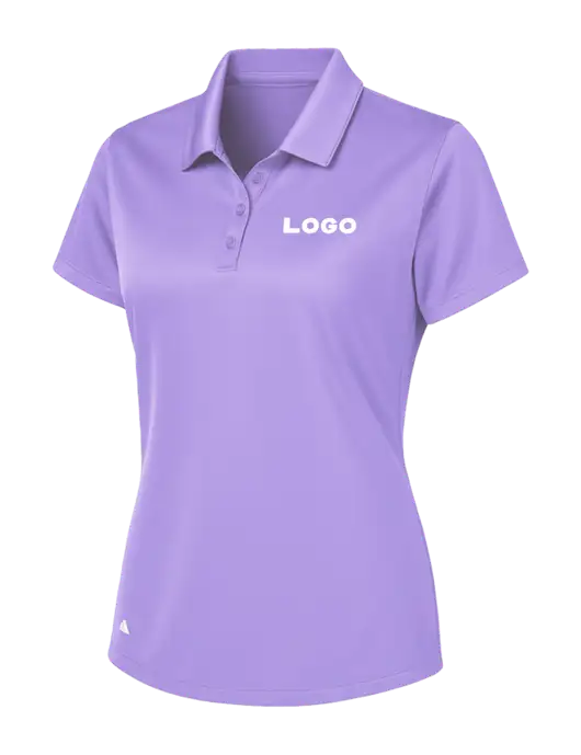 Adidas Light Purple Womens Basic Sport Polo w/Logo