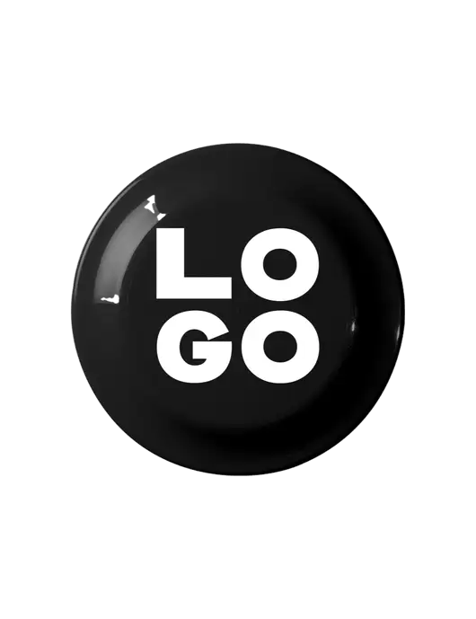 Fun Black Flying Disc w/Logo