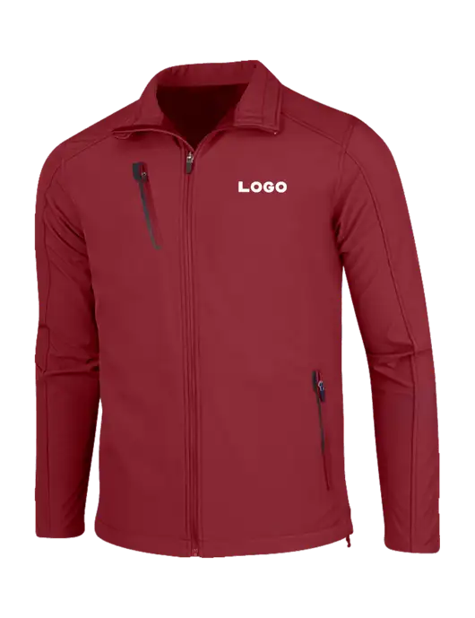 Dark Cardinal Welded Softshell Jacket w/Logo