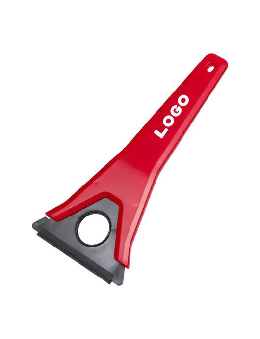 TriBlade Red Windshield Scraper w/Logo