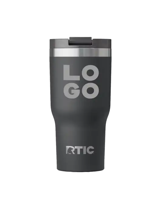 RTIC Essential 20 oz Charcoal Tumbler w/Logo