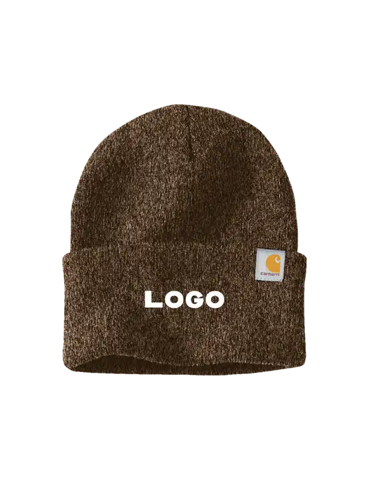 Carhartt Brown Heather Watch Cap 2.0 w/Logo