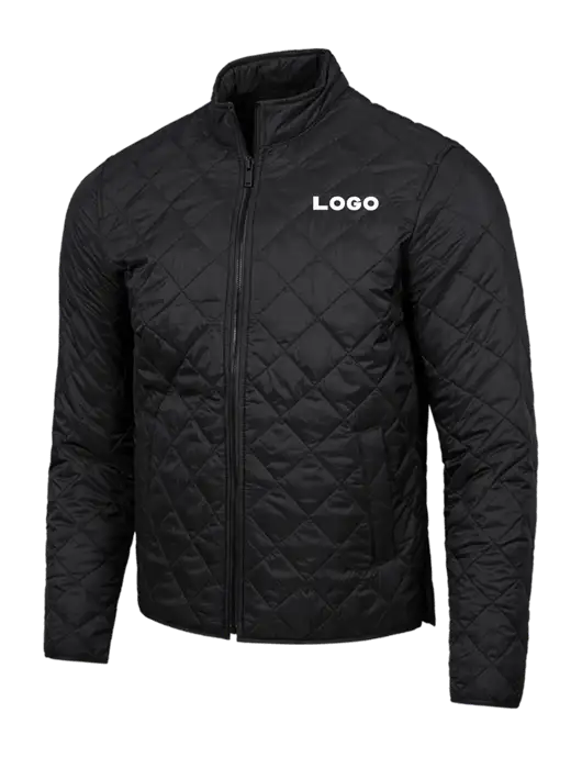 Mercer+Mettle Black Quilted Full-Zip Jacket w/Logo