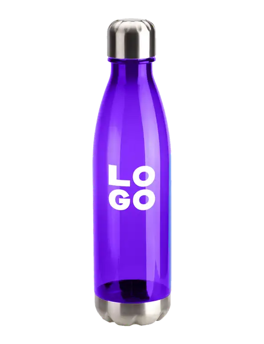 Bayside Tritan Purple 25 oz Bottle with Stainless Base and Cap w/Logo