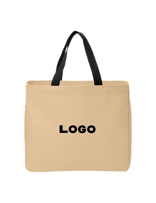 Essential Dark Tan Tote w/Logo