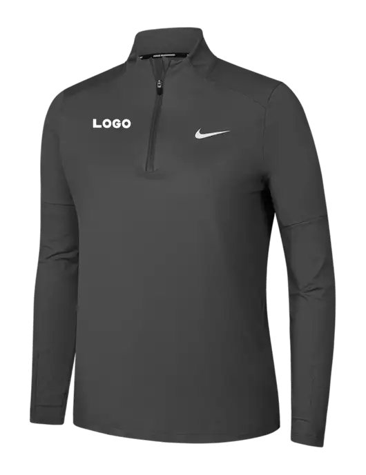Nike Dark Grey Womens Dri-FIT Element 1/2-Zip Pullover w/Logo
