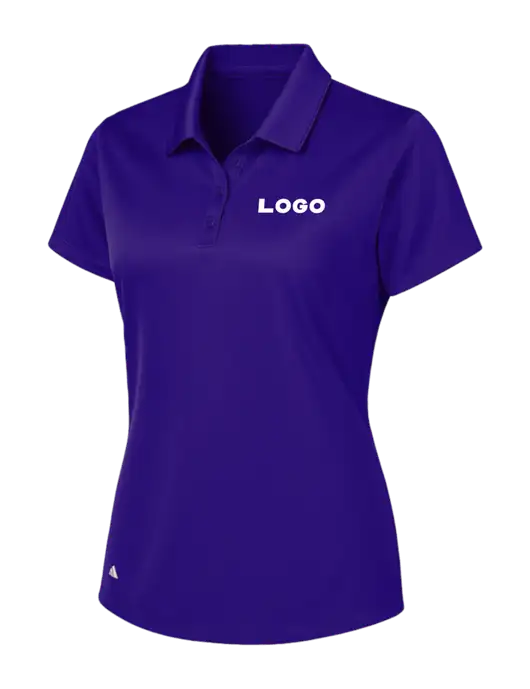 Adidas Purple Womens Basic Sport Polo w/Logo