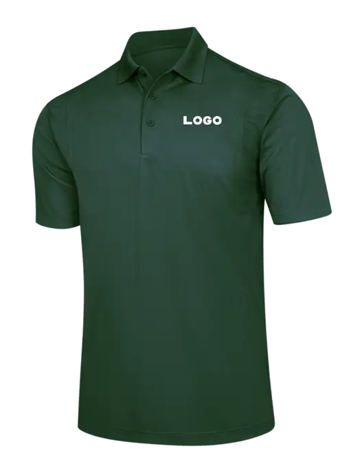 Dark Green Micropique Sport-Wick Polo w/Logo