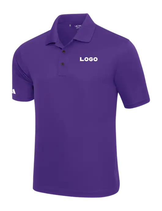 Adidas Purple Basic Sport Polo w/Logo