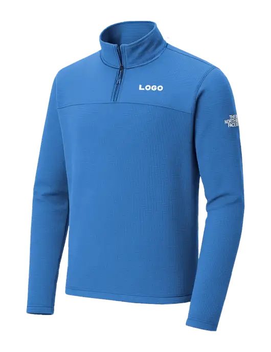 The North Face Aim 1/4-Zip Light Royal Fleece w/Logo