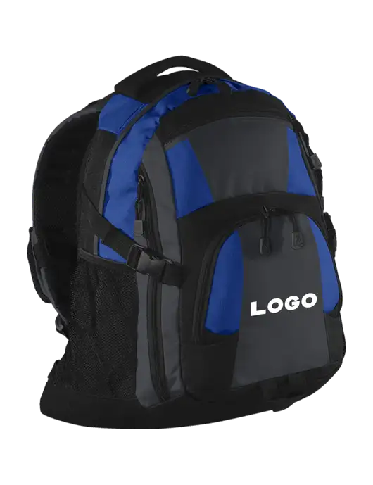Urban Royal/Grey/Black Laptop Backpack w/Logo