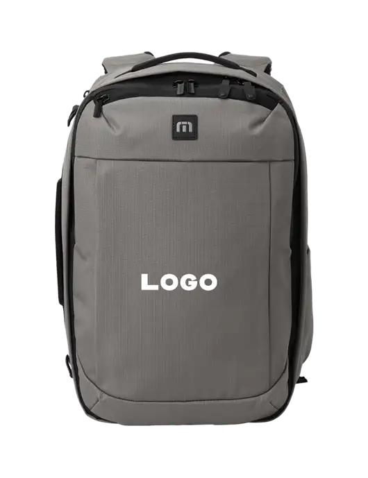 TravisMathew Medium Grey Convertible Backpack w/Logo