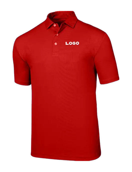 Callaway Birdseye Red Polo w/Logo