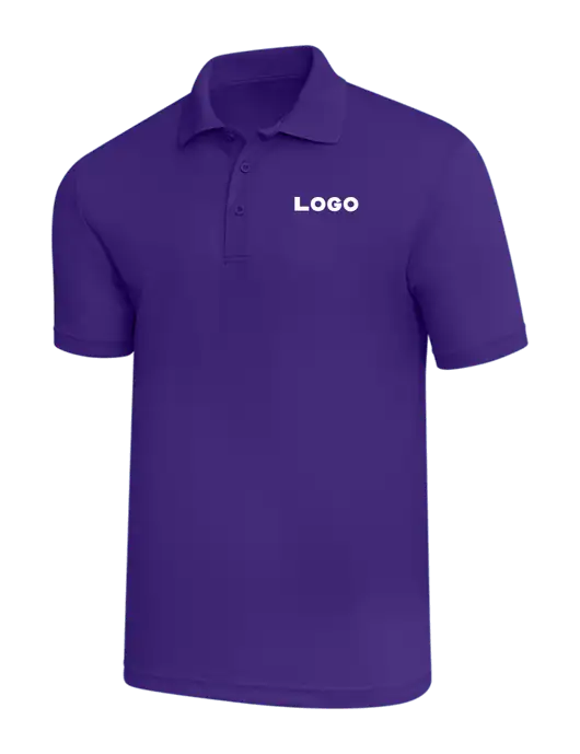 Purple PosiCharge RacerMesh Polo w/Logo