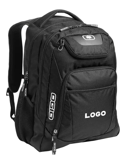 OGIO Black/Silver Excelsior Laptop Backpack w/Logo
