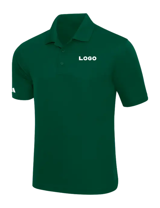 Adidas Dark Green Basic Sport Polo w/Logo
