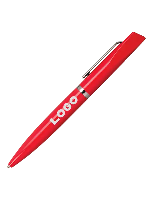Santos Red Pen - Black Ink w/Logo