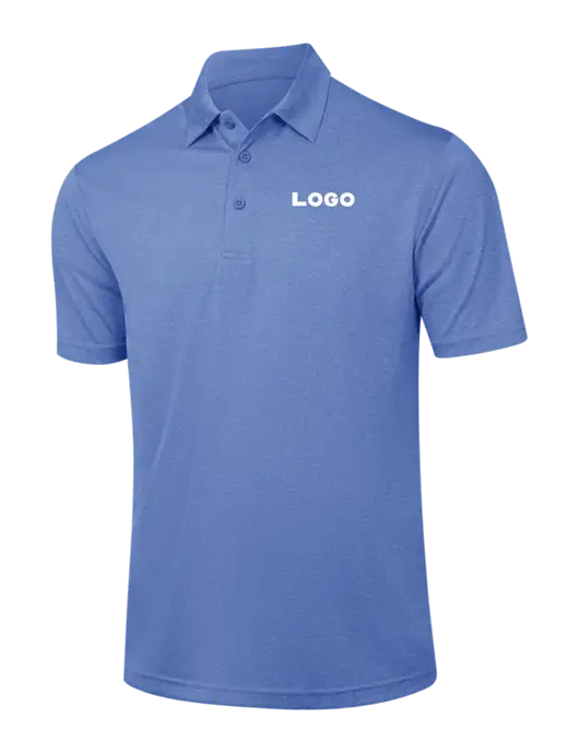 Royal Heather Contender Polo w/Logo