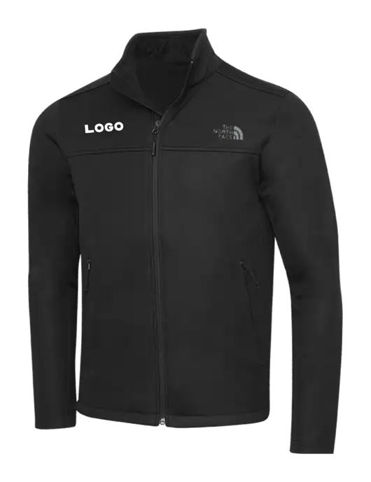 North Face Black Ridgewall Soft Shell Jacket w/Logo
