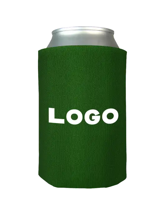 Kelly Green Foam Coolie w/Logo