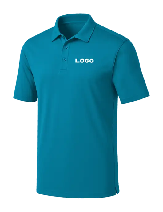 Sapphire Blue Silk Touch Performance Polo w/Logo