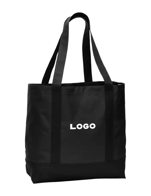 Carryall Black/Black Day Tote w/Logo