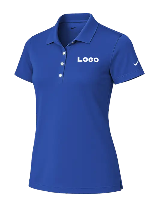 Nike Womens Royal Tech Basic Dri-FIT Polo
 w/Logo