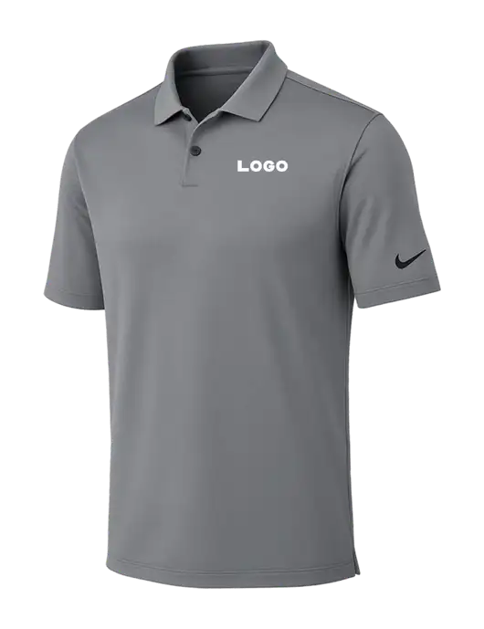 Nike Medium Grey Dri-FIT Vapor Polo w/Logo