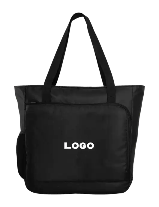 City Black Laptop Tote w/Logo