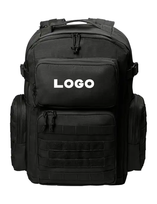 CornerStone Black Tactical Backpack w/Logo