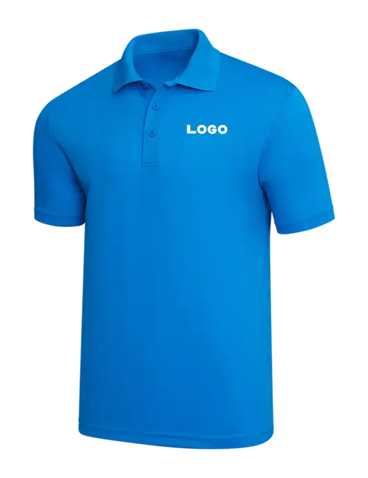 Sapphire Blue PosiCharge RacerMesh Polo w/Logo