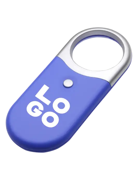 Compact Blue Magnifier Light w/Logo
