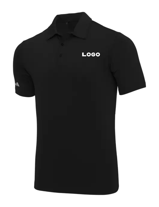 Adidas Black Ultimate Solid Polo w/Logo