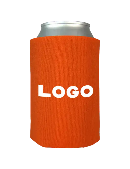 Orange Foam Coolie w/Logo