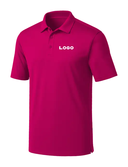 Pink Silk Touch Performance Polo w/Logo