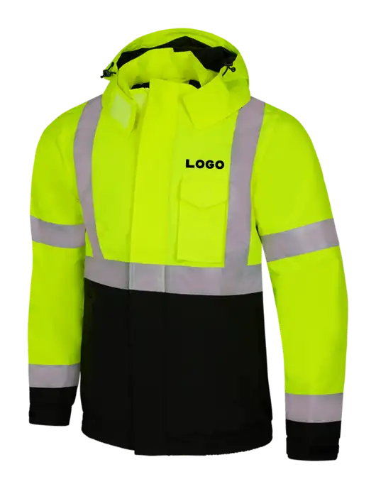 CornerStone Safety Yellow ANSI 107 Class 3 Economy Waterproof Insulated Bomber Jacket w/Logo