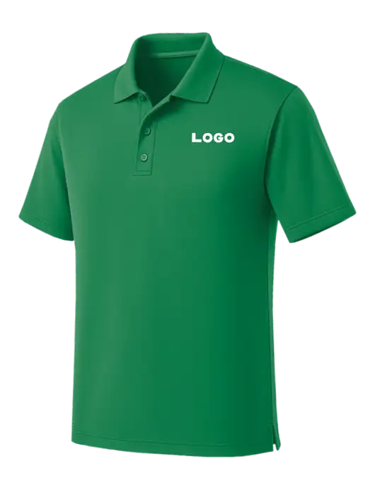 Kelly Green Dry Zone UV Micro Mesh Polo w/Logo