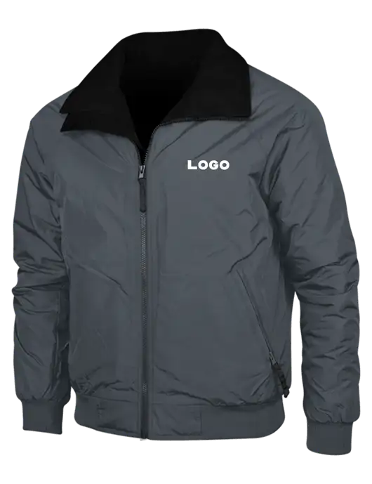 Dark Grey/Black Classic Challenger Jacket w/Logo