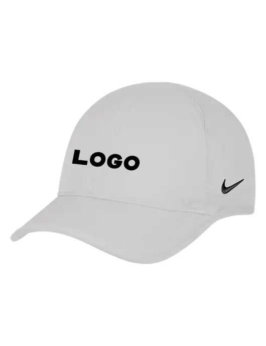 Nike White Featherlight Cap w/Logo